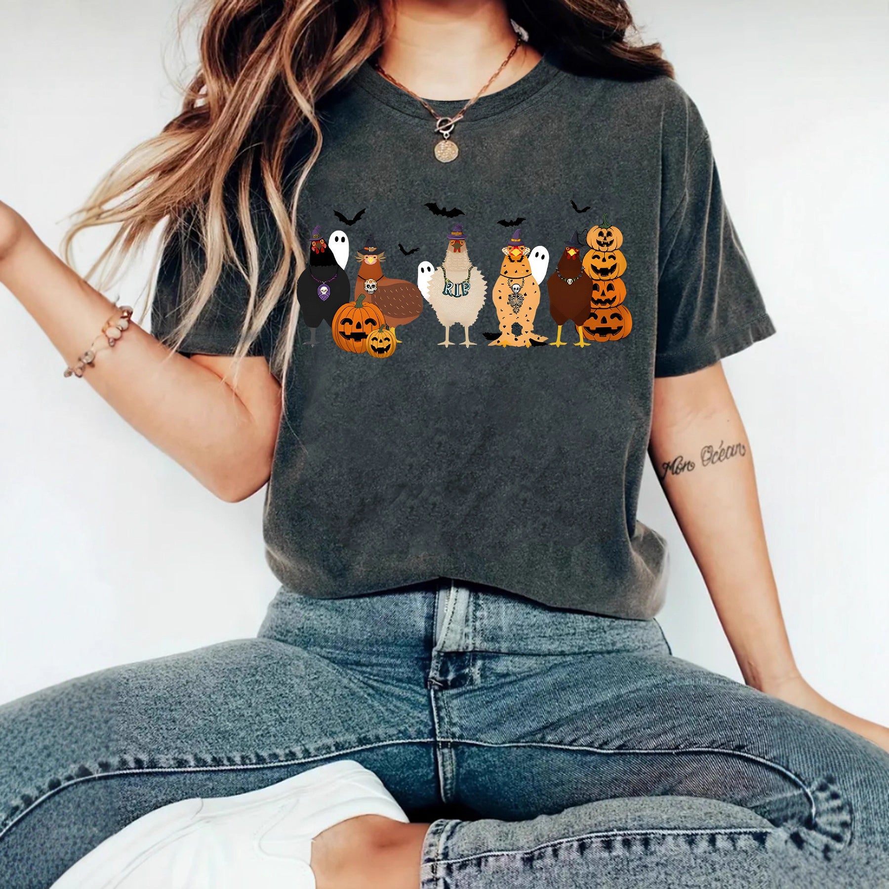 round-neck short sleeve