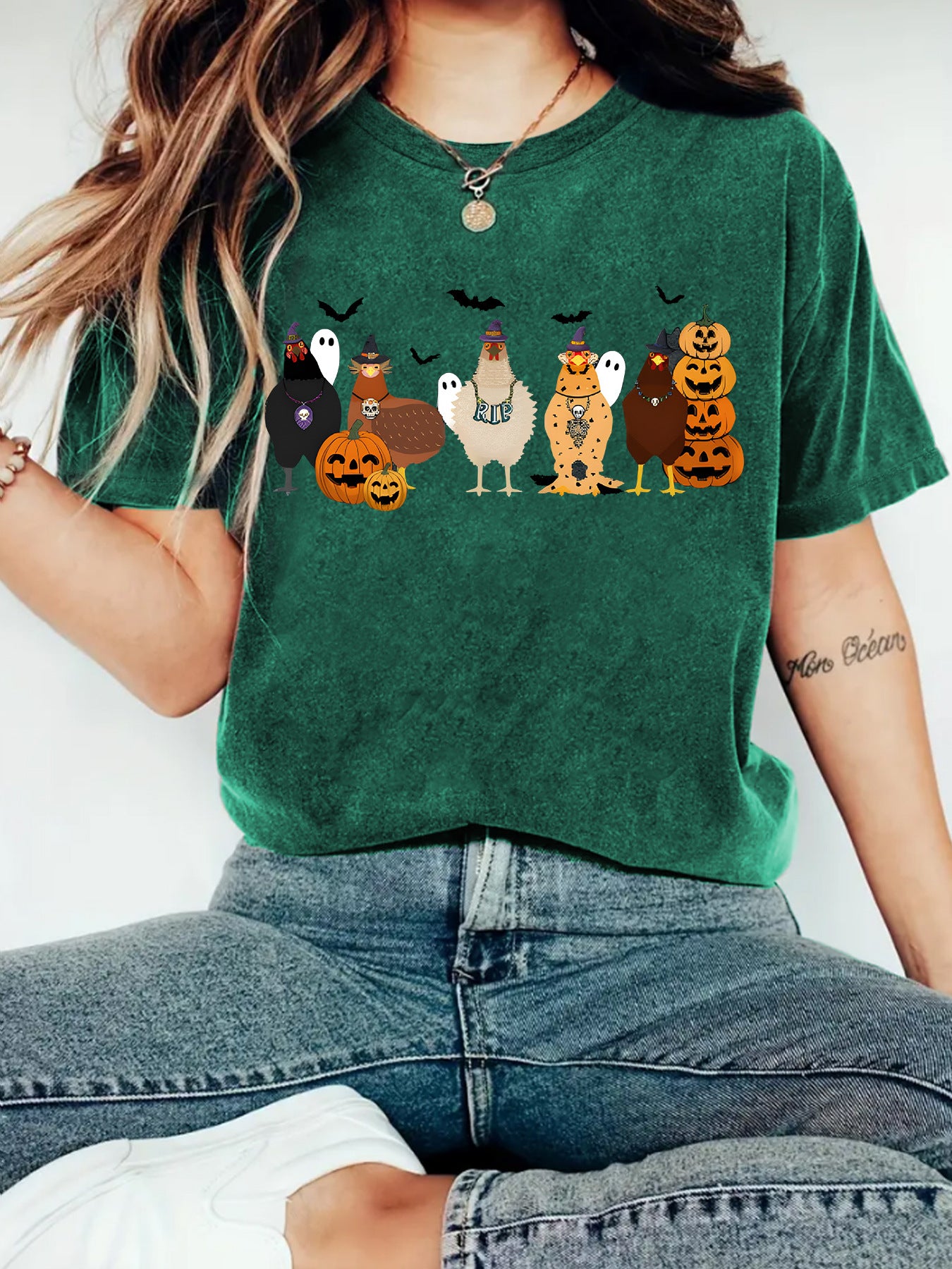 round-neck short sleeve