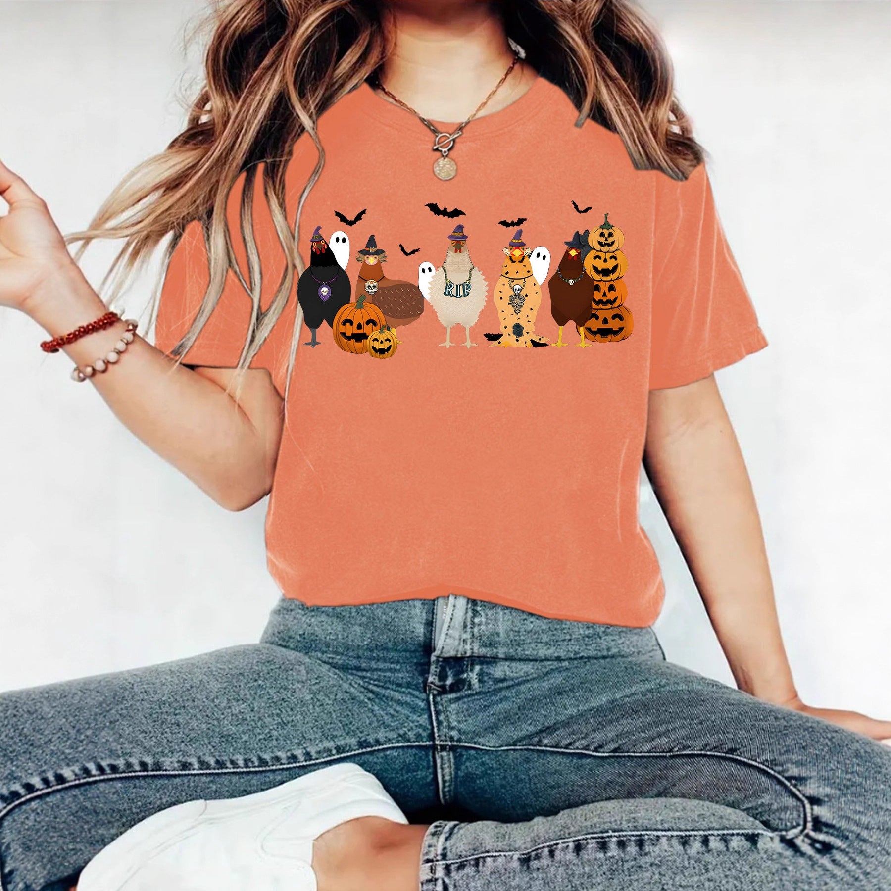 round-neck short sleeve